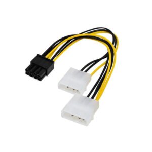 ADAPTADOR 2 CABLE MOLEX A 8 PINES PCI-E (PARA VGA)
