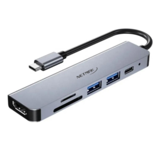 HUB ADAP 6 EN 1 TIPO C NETMAK