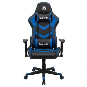 SILLA GAMER MARVO CH106 BLUE AND BLACK (AZUL Y NEGRA)
