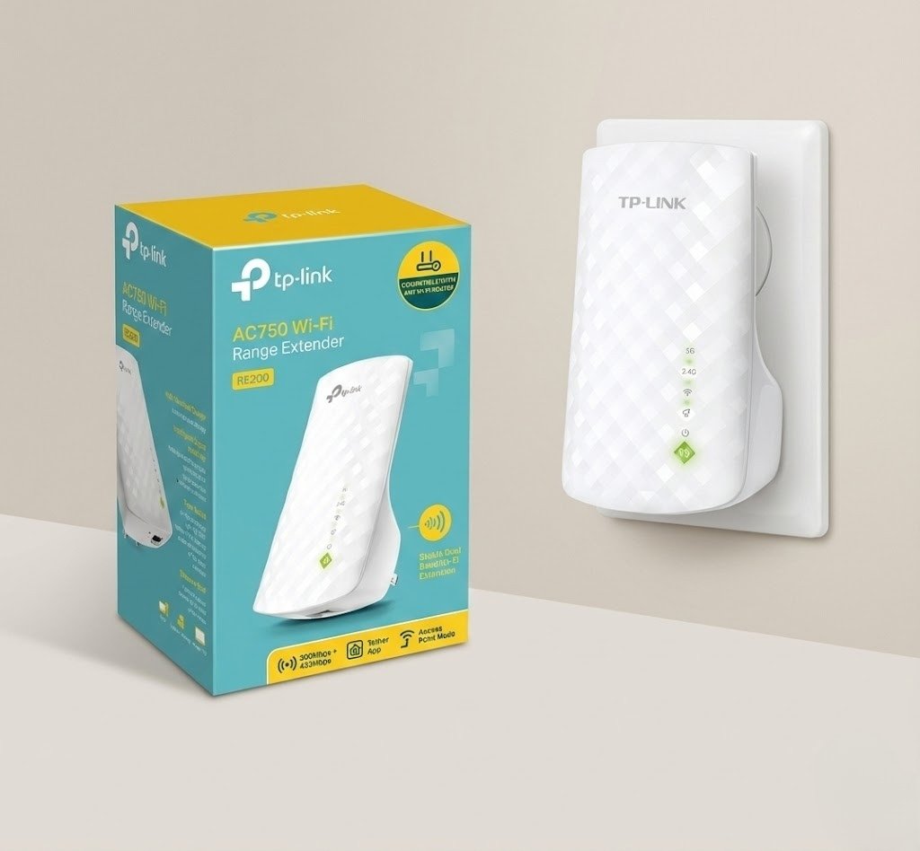EXTENSOR DE RANGO TP-LINK RE200 AC750 DUAL BAND - Imagen 5