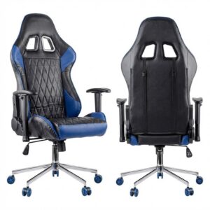 SILLA GAMER GADNIC AZUL-NEGRA 180 - SILLA42A