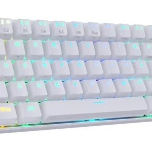 TEC Gamer Redragon Draconic Inalámbrico Blanco - K530W-RGB