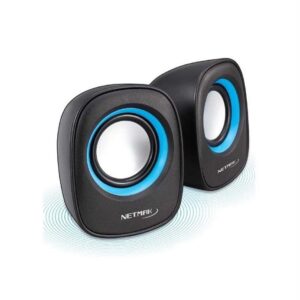 Parlante Netmak 9025 USB Negro/Azul - NM-9025B