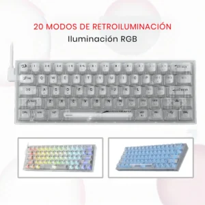 TEC REDRAGON GAMER FIZZ - K617CT-RGB