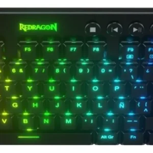 TEC GAMER REDRAGON HORUS TKL NEGRO CABLEADO RED SWITCHES - K622-RGB-SP RD