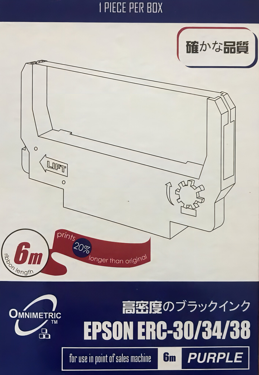 CINTAS P/EPSON ERC 38 NYLON V/F GTC